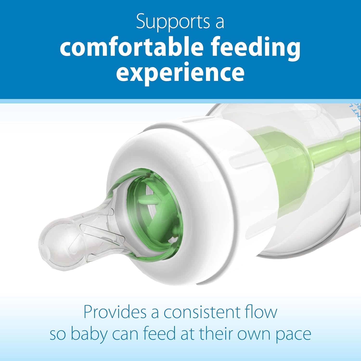 Dr. Brown's Narrow Anti-Colic Level T Baby Bottle Nipple, 0m+, 6-Pack