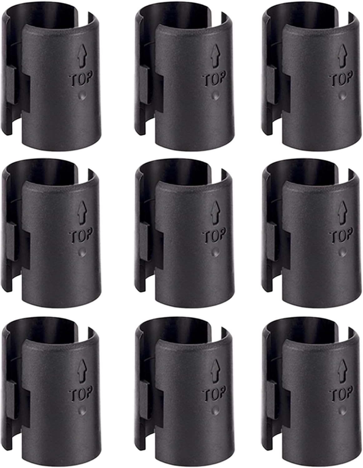 Wire Shelf Clips,18-Packs Wire Shelving Shelf Lock Clips for 1" Post- Shelving Sleeves,Fits with Thunder Group,Alera,Honey Can Do,Eagle,Regency,Metro & More