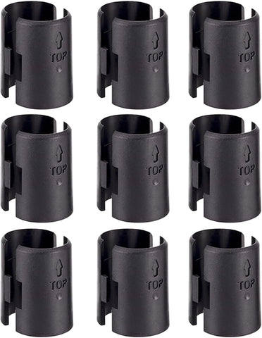Wire Shelf Clips,18-Packs Wire Shelving Shelf Lock Clips for 1" Post- Shelving Sleeves,Fits with Thunder Group,Alera,Honey Can Do,Eagle,Regency,Metro & More