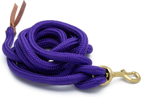 Weaver Equine 10' Horse Cowboy Lead Rope with Brass Snap