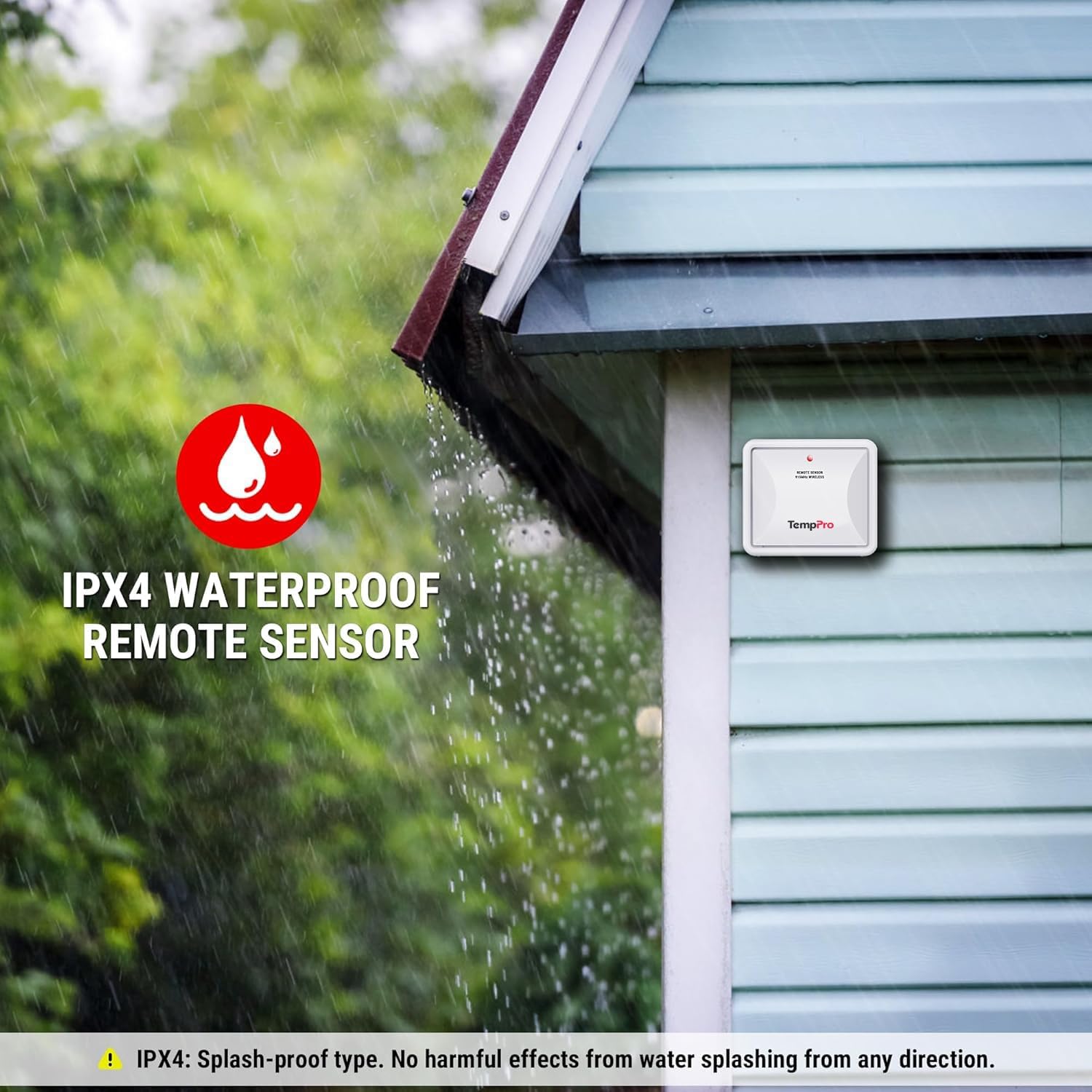 TempPro TempAir Indoor Outdoor Thermometer Wireless 500FT