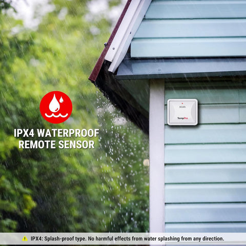 TempPro TempAir Indoor Outdoor Thermometer Wireless 500FT