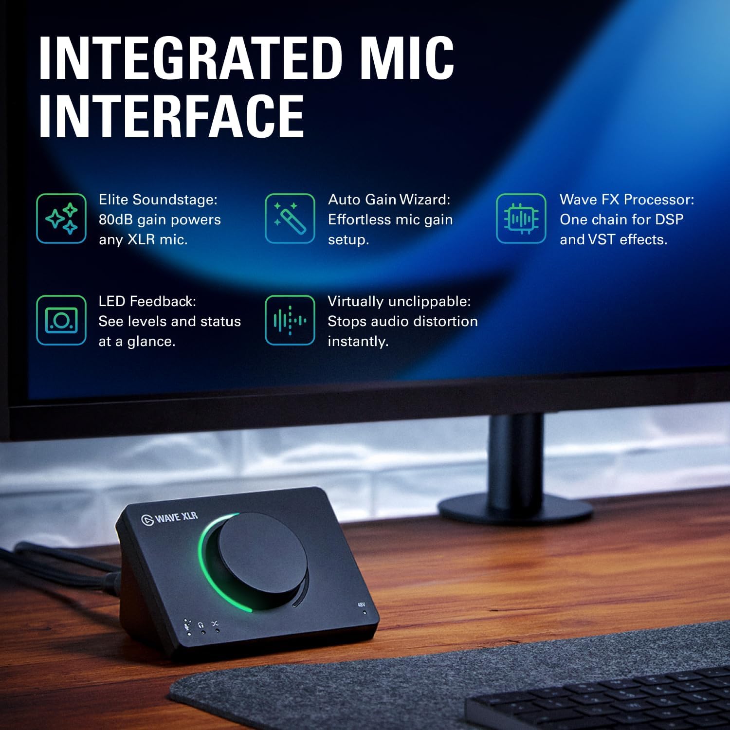 Elgato Wave XLR MK.2 USB Audio Interface and DSP Mixer