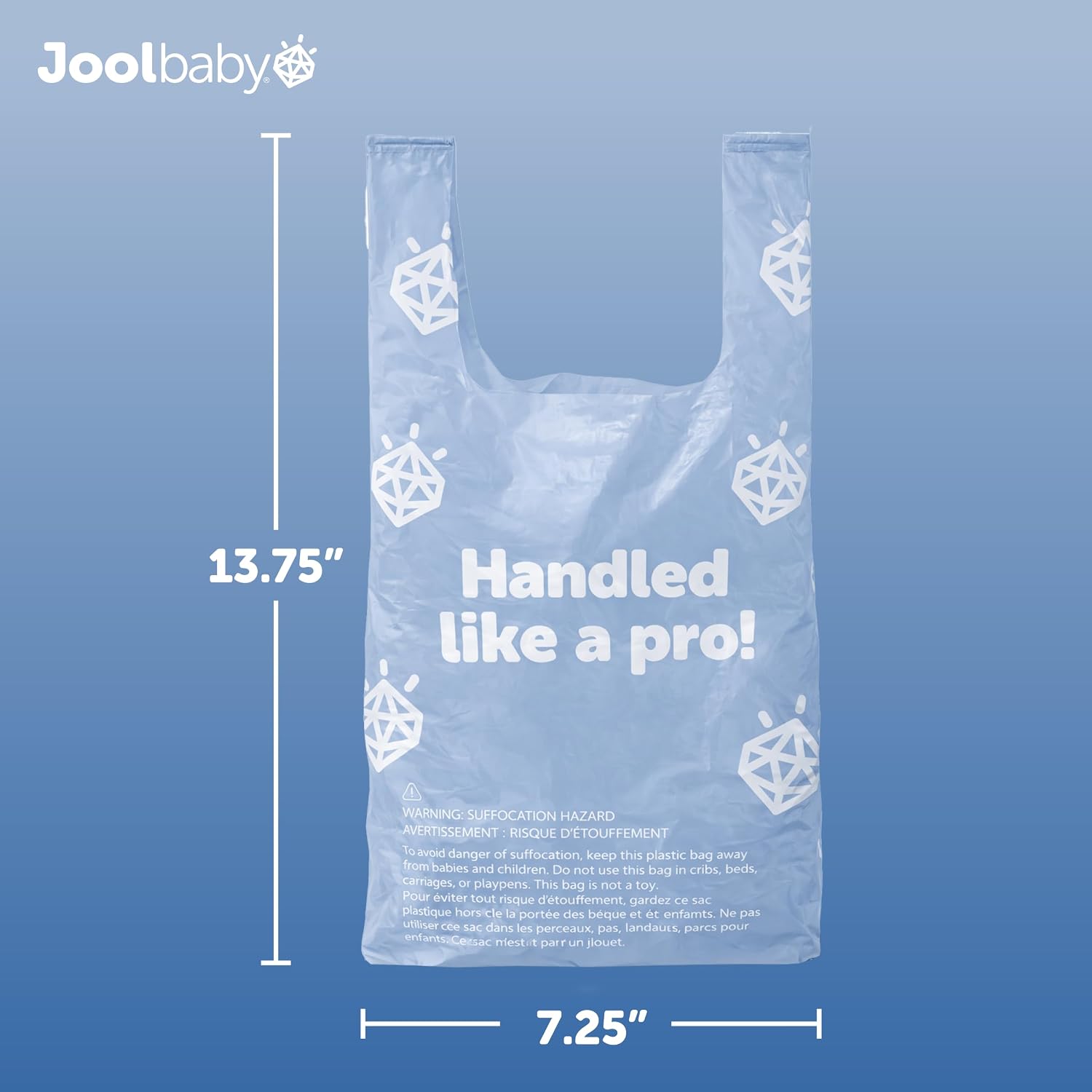 Jool Baby Diaper Disposable Bags (450 Count) - Lavender-Scented, Easy to Tie – Great for At Home & On the Go