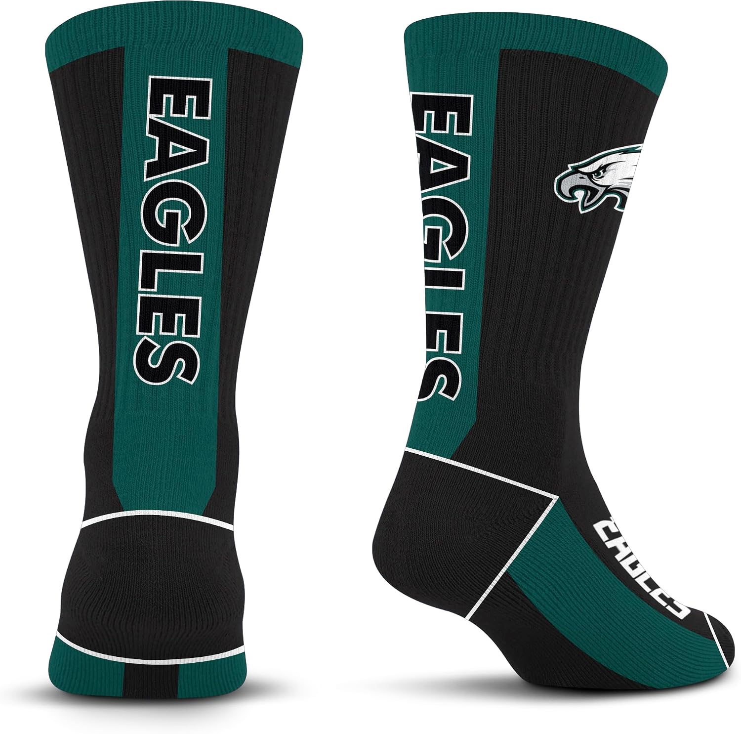 For Bare Feet NFL Unisex Kids Nfl Mvp Crew Sock Youth