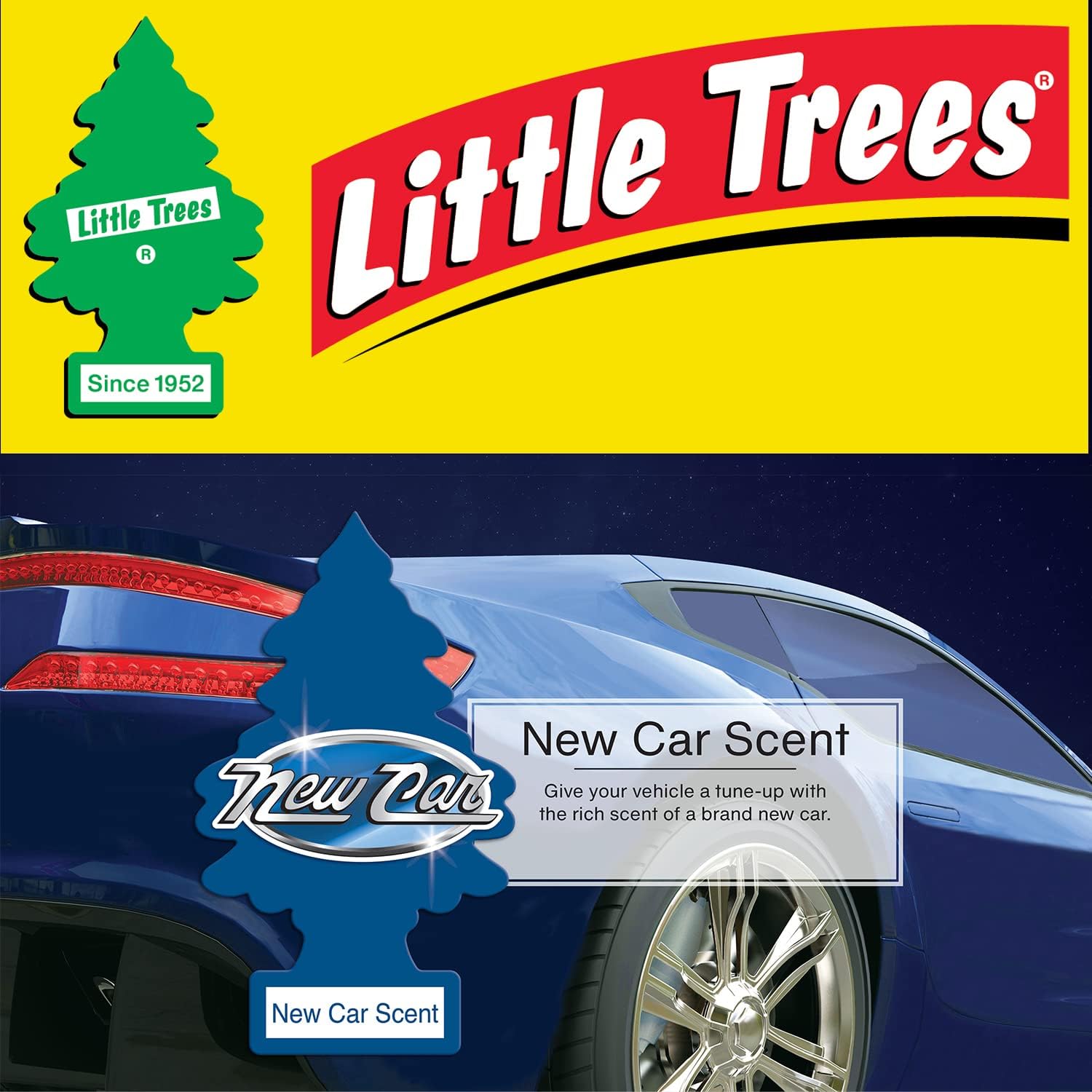 Little Trees Car Freshener New Car Scent (24 Pack)