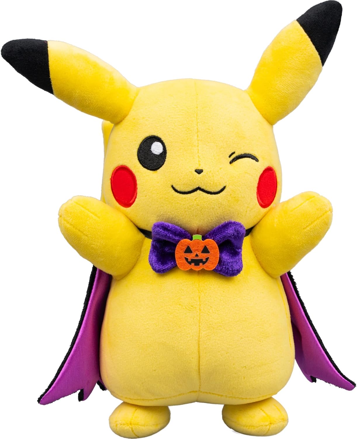 Pokemon Pikachu Plush with Spooky Cape - 8-Inch Plush with Unique Accessory