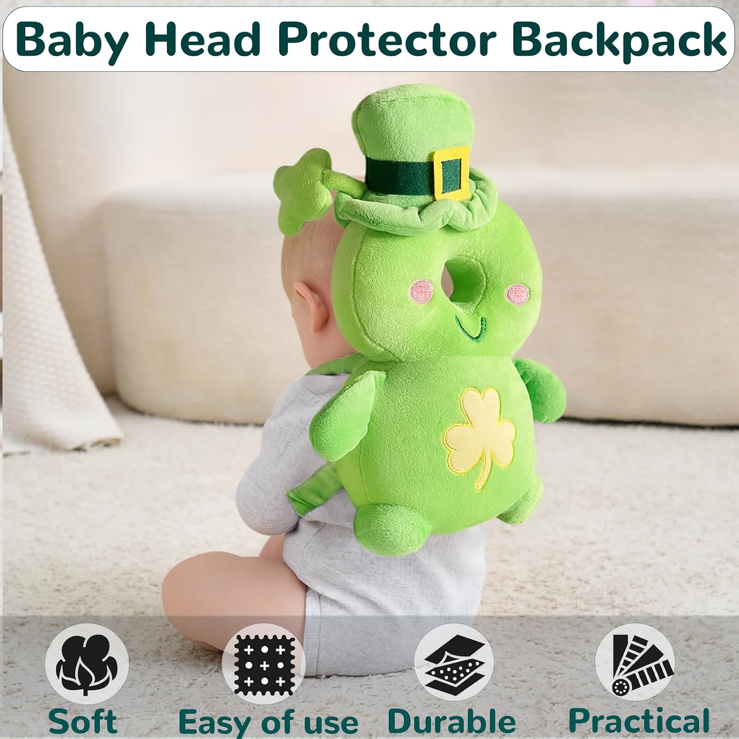 Baby Head Protector Backpack for Falling Crawling and Walking Toddler Essentials Harness Infant Koala Toys Helmets Baby Essentials Must Have 0.5-2 Years