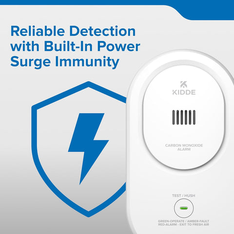 Kidde Carbon Monoxide Detector, Plug-in & AA Battery Backup, COP