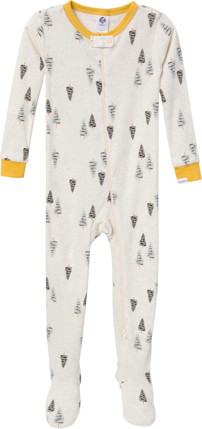 Gerber Baby Boys 4-Pack Footed Pajamas