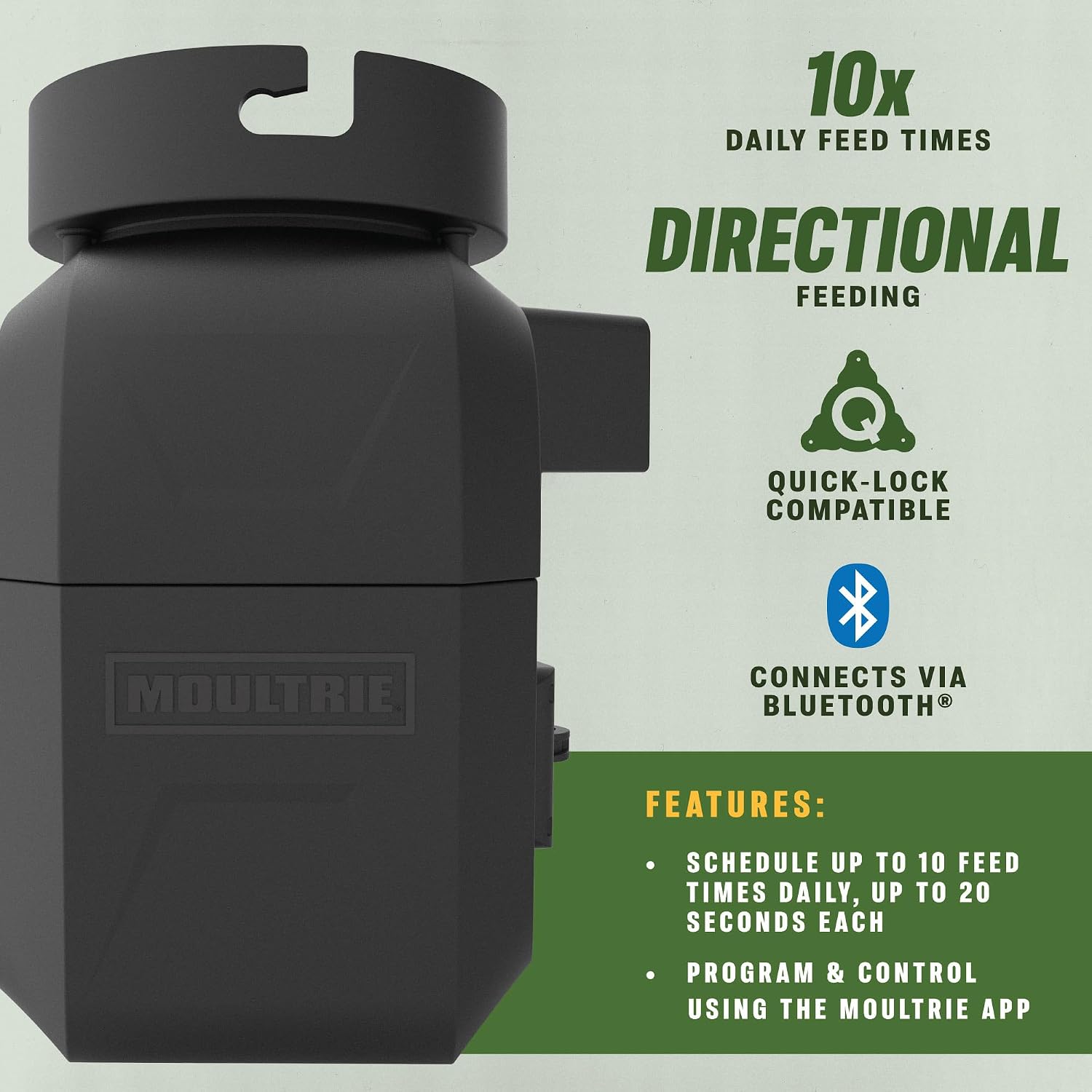 Moultrie Pro Hunter III Directional Feeder Kit - Bluetooth App Control