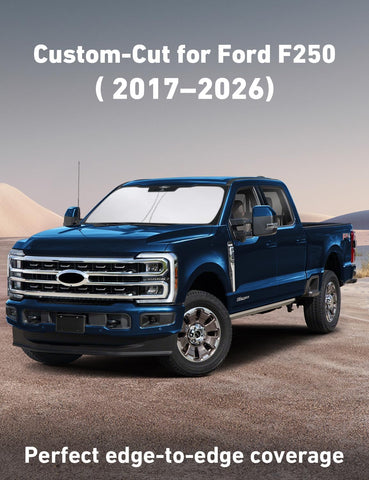 EcoNour Windshield Sunshade Compatible for Ford Super Duty 2017-2025 2026