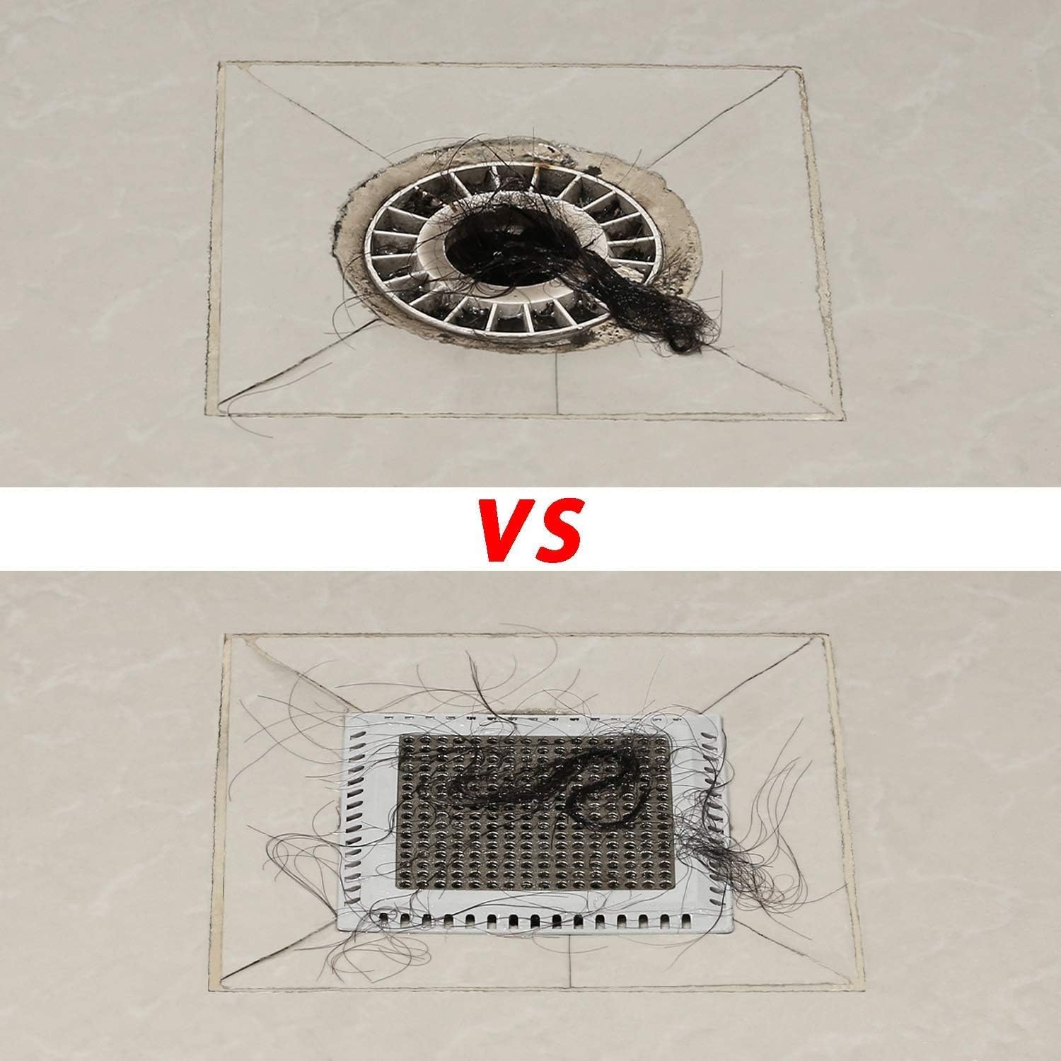 Aojuxix Shower Drain Hair Catcher/Drain Protector/Shower Drain Cover