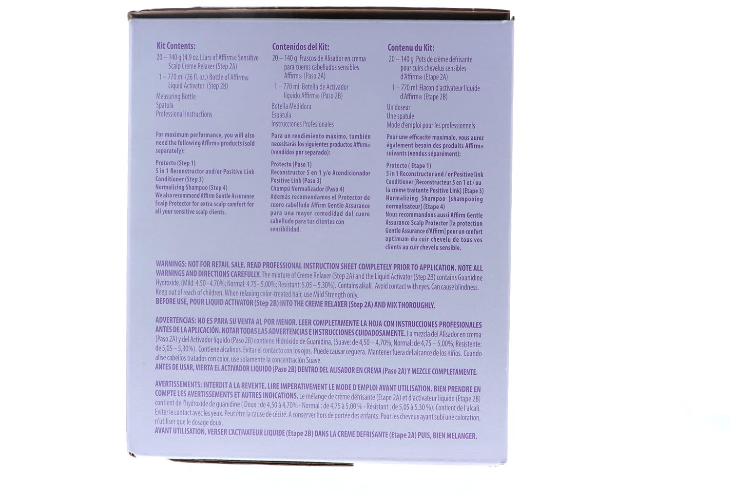 Avlon Affirm Sensitive Scalp Kit, 20 Count