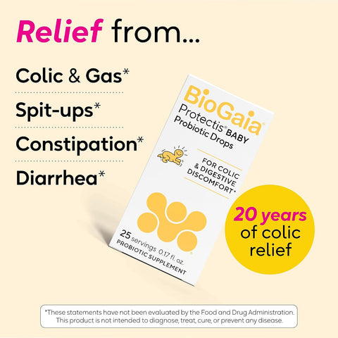 BioGaia Baby Probiotic Drops | Colic & Gas Relief | Safe for Newborns