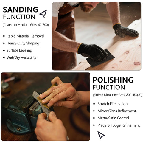 Sandpaper 3000 Grit, Wet Dry Sand Paper 9 x 11 Inch