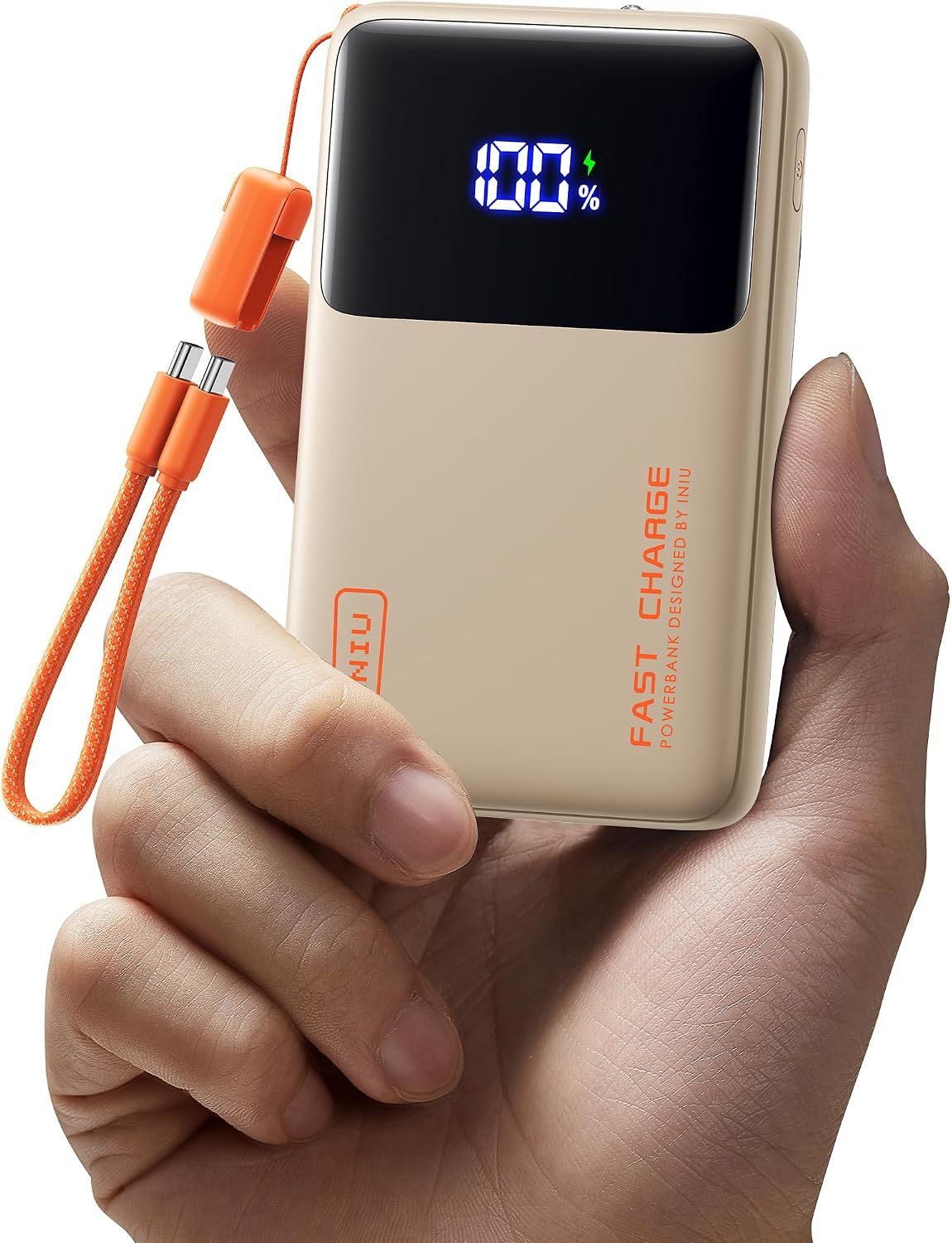 INIU Power Bank, Compact 10000mAh 45W PD Fast Charging Portable Charger