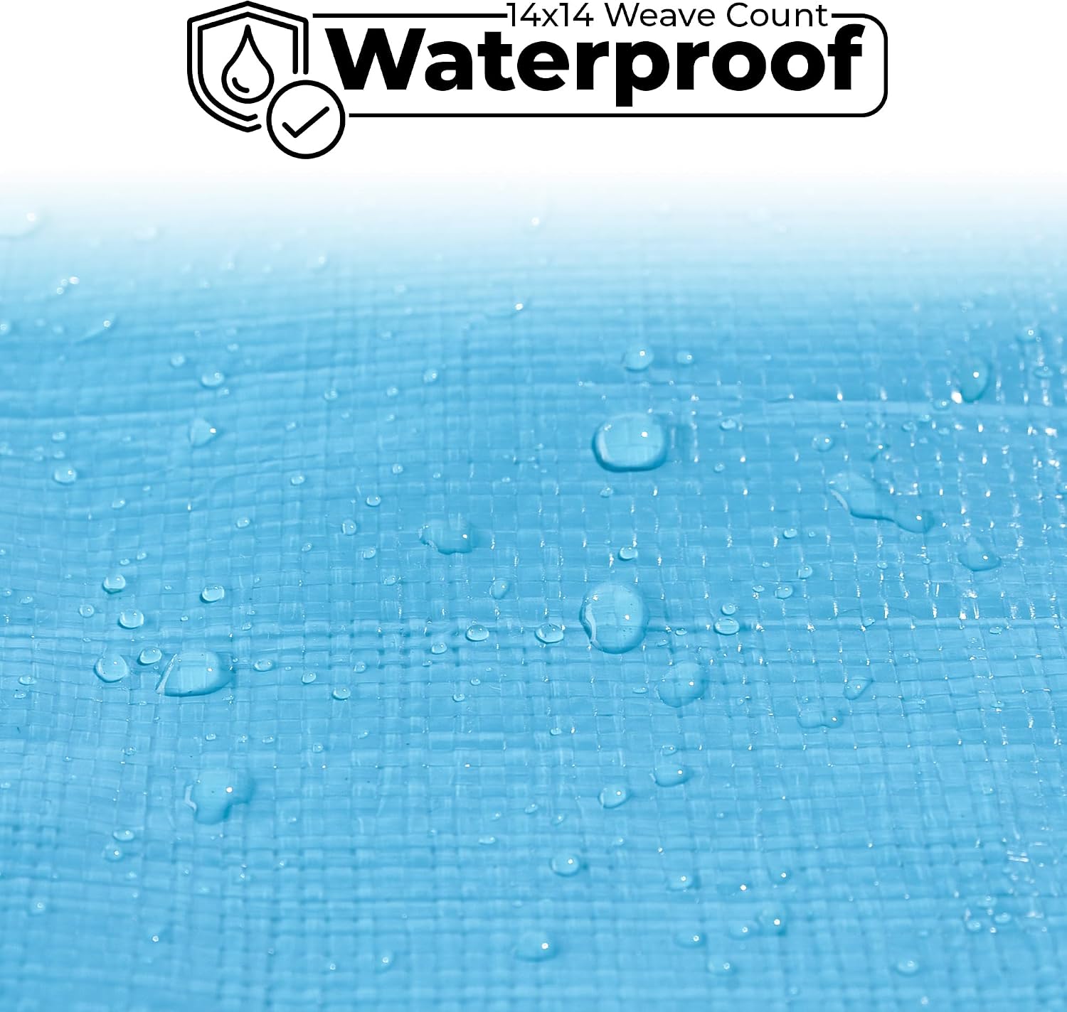 Tarps Heavy Duty Waterproof 20x40 ft, 12 mil Thick Tarp Cover with Grommets
