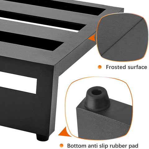 Guitar Pedal Board Aluminum Alloy pedalboards 19.7x11.4x3.93"