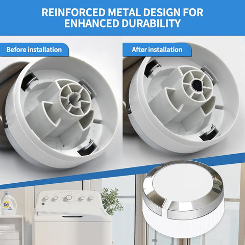 WE01X24552 Dryer Timer Control Knob Replacement Compatible with GE General Electric Dryer Knob Replacement Models GTD33EASK0WW GTD42EASJ2WW GTD45EASJ2WS GTD42EASJ0WW GTD42GASJ2WW