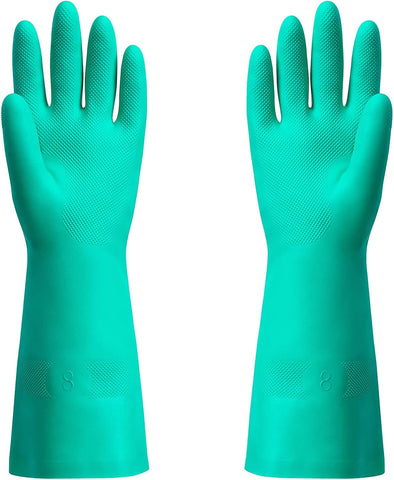 ThxToms Chemical Resistant Nitrile Gloves, Latex Rubber Free, 1 Pair, M