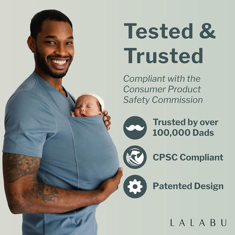 Lalabu The Dad Shirt | Hands-Free Baby Carrier for Dads - Brook - 3XL