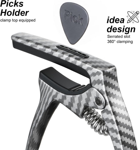 Guitar Capo 3in1 Metal Capo for Acoustic&Electric Guitar Accessories