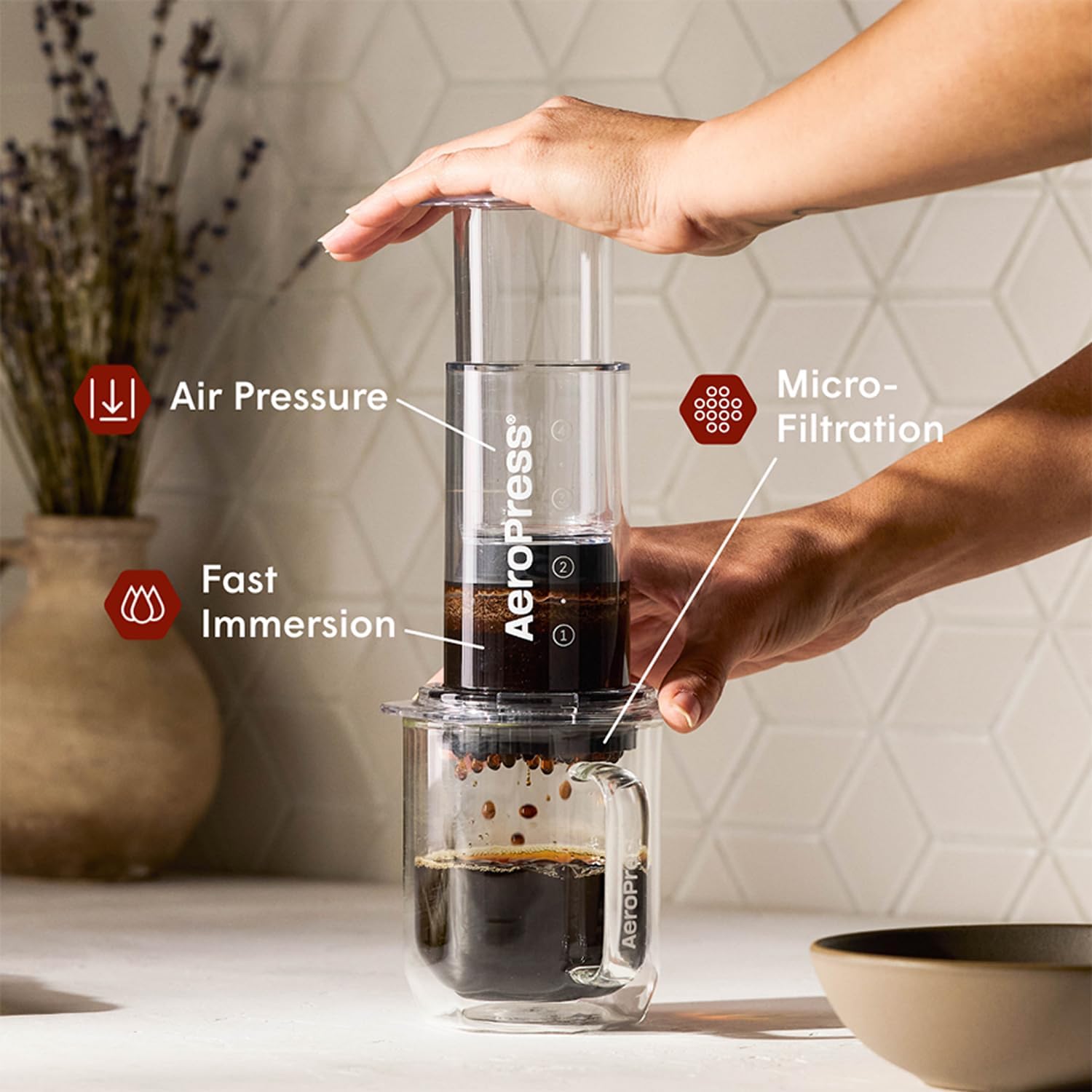AeroPress White Paper Micro-Filters, 350 Count Count
