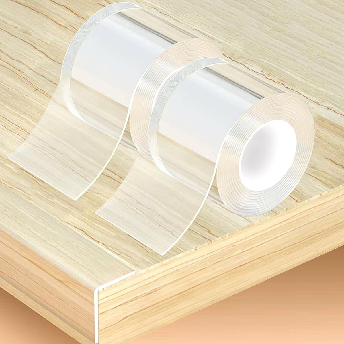 CHENYA 2 Rolls Clear Edge Protector Strip for Baby Proofing,13.12 FT