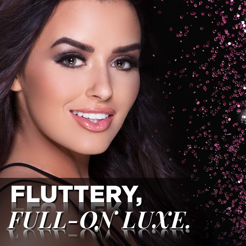 Ardell Double Up 213 False Eyelashes - Dramatic Volume, Reusable Strip Wispy Lashes for Bold Eye Look, 4 Pairs