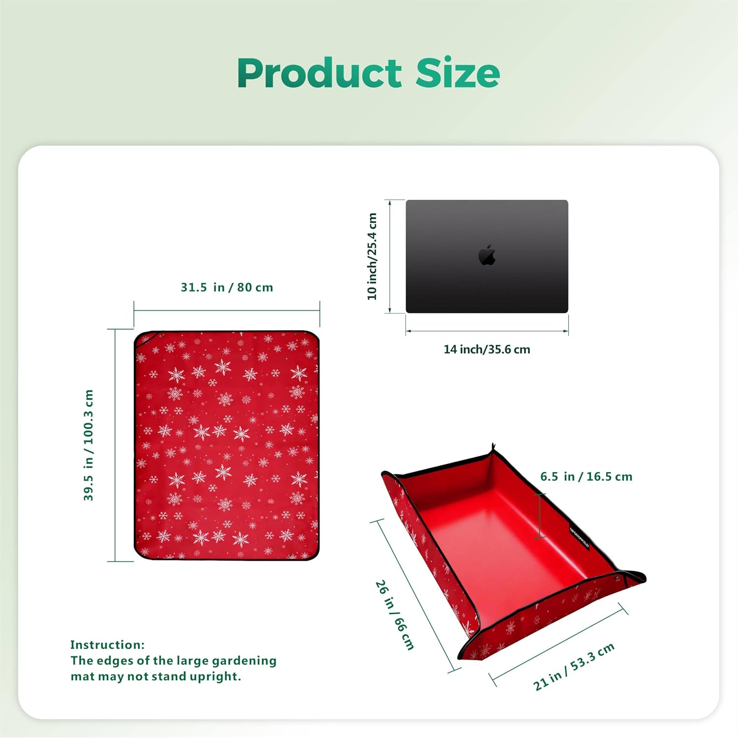 Repotting Mat for Indoor Plants 39.5"x31.5", Unique Gifts for Plant Lovers