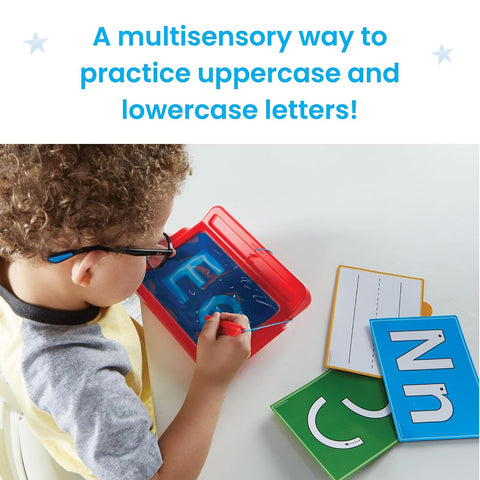 hand2mind Letter Tracing Sensory Pad, Fine Motor Activities, Ages 3+