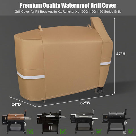 QuliMetal Grill Cover for Pit Boss Austin XL /1000 Series