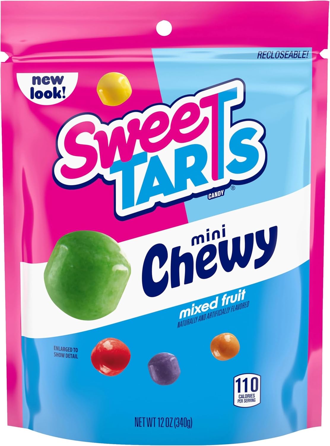 SweeTARTS Mini Chewy, Candy, Mixed Fruit, 12 oz (Pack of 5)