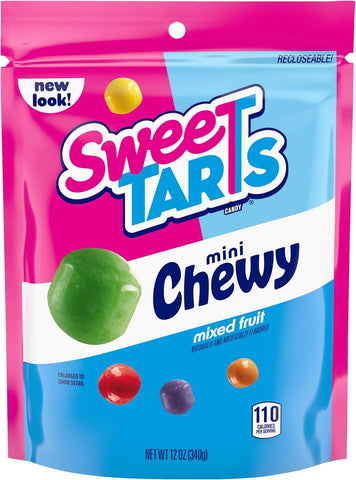 SweeTARTS Mini Chewy, Candy, Mixed Fruit, 12 oz (Pack of 5)