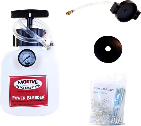 Motive Products 0101 Universal Power Bleeder 2-Quart Tank with Hose and Round Adapter