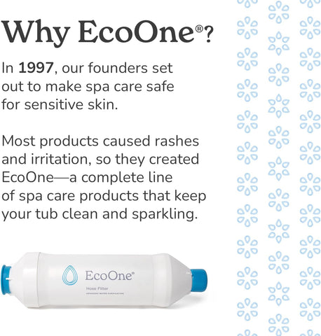 EcoOne Hot Tub Chemical Maintenance & Supply Kit | Spa Shock & Conditioner Kit | Contains Oneshock Chlorine Granular & SPA Monthly Conditioner | 6 Month Supply