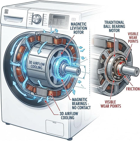 5.0 cu. ft. Black Stainless Steel Front Load Washer with Super Speed Wash and Steam