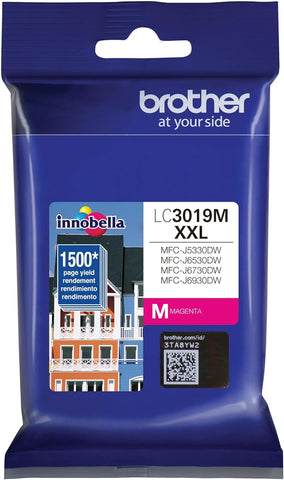 Brother Printer LC30193PK Super High Yield XXL 3 Pack Ink Cartridges- 1 Ea: Cyan/Magenta/Yellow Ink