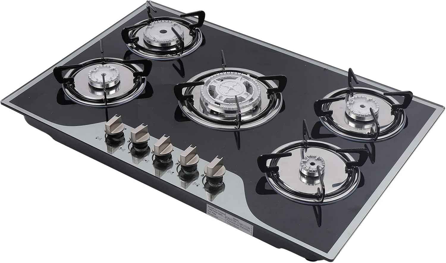 30 Inch Built-in Gas Cooktop, 5 Burners Gas Stove Perfect for Kitchen