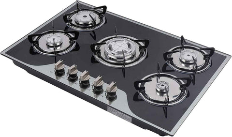 30 Inch Built-in Gas Cooktop, 5 Burners Gas Stove Perfect for Kitchen