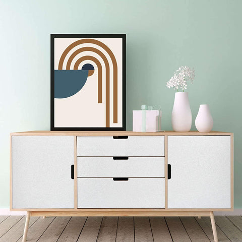 Abyssaly White Wallpaper Removable Peel and Stick Wallpaper Self Adhesive Solid Color Contact Paper Peel and Stick 23.6" X 118" Home Cabinet Furniture Countertop Shelf Liner Paper