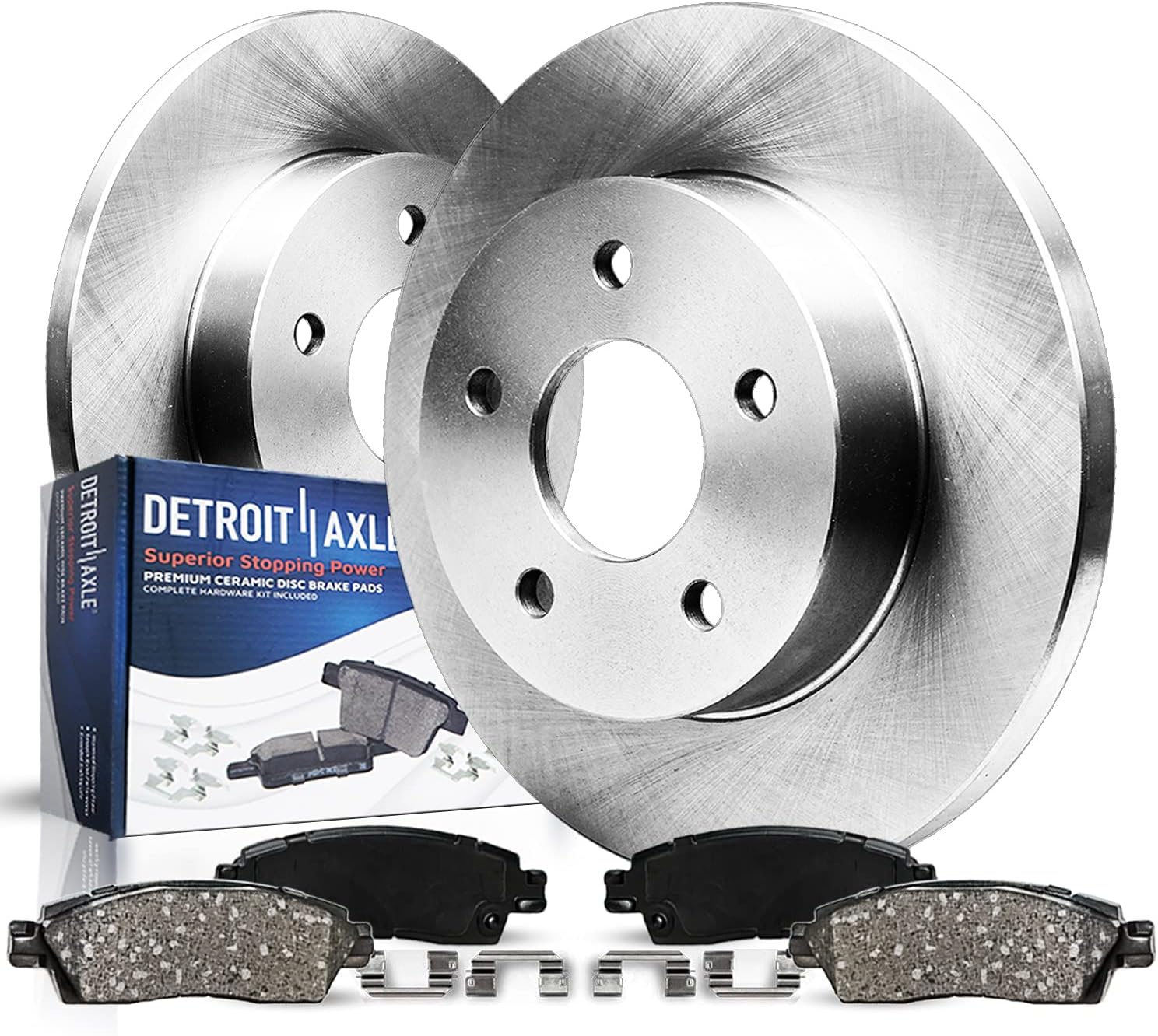 Detroit Axle - REAR Brake Kit for 2016-2023 Mazda CX-5 Disc Brake Rotors