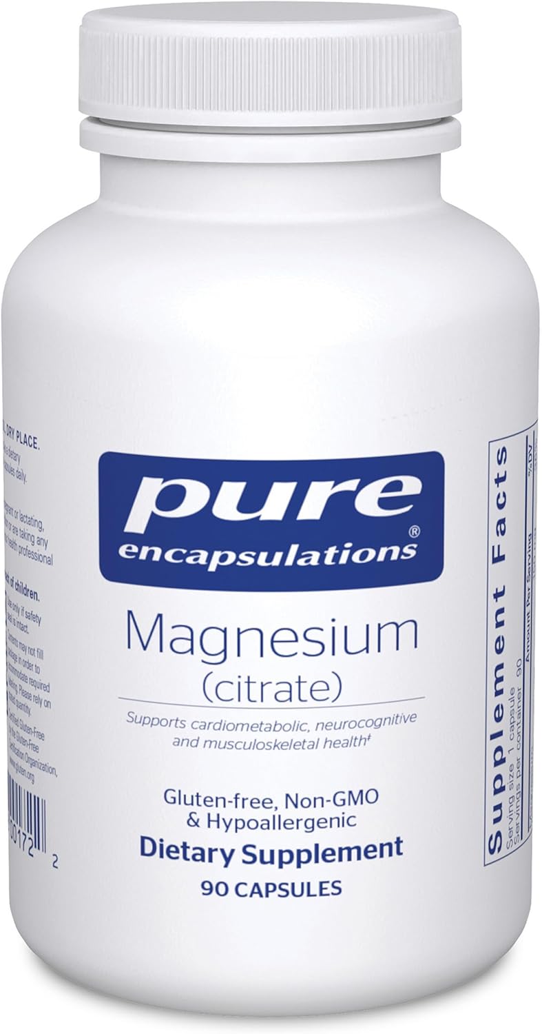 Pure Encapsulations Magnesium (Citrate), 90 Capsules