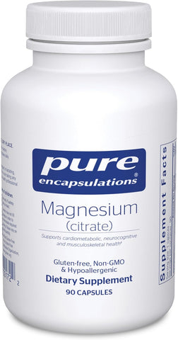 Pure Encapsulations Magnesium (Citrate), 90 Capsules