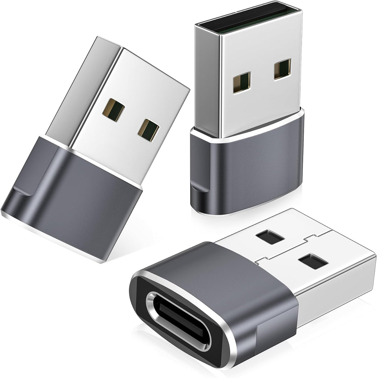 Basesailor USB to USB C Adapter,USBC Female to USB A Male Charger Adapter