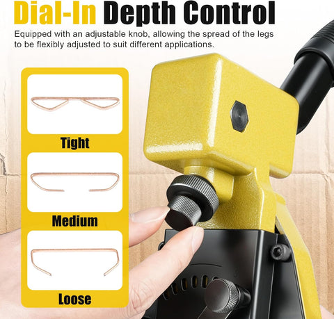 HB3518 Manual Carton Closing Stapler 16 Gauge 1-3/8" Crown