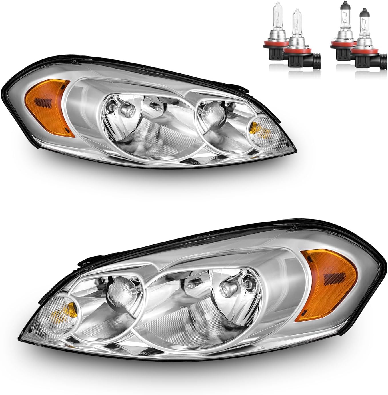 Halogen Headlights for 2006-2013 Chevy Impala