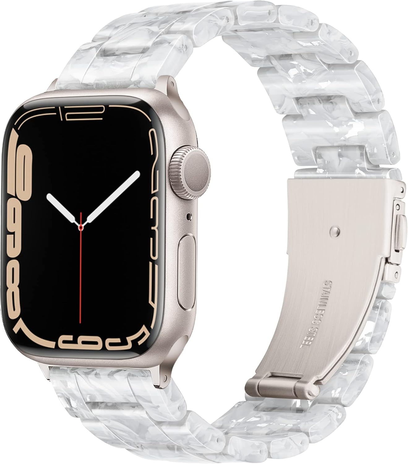 Light House Apple Watch Bands-Fashion Lightweight Resin iWatch Bands for Women Men 38mm/40mm/41mm/42mm(Series 11 10), 49mm/46mm/45mm/44mm/42mm(S 3 2 1), Compatible with Apple Watch Series 11 SE 10 9 8 7 6 5 4 3 Ultra