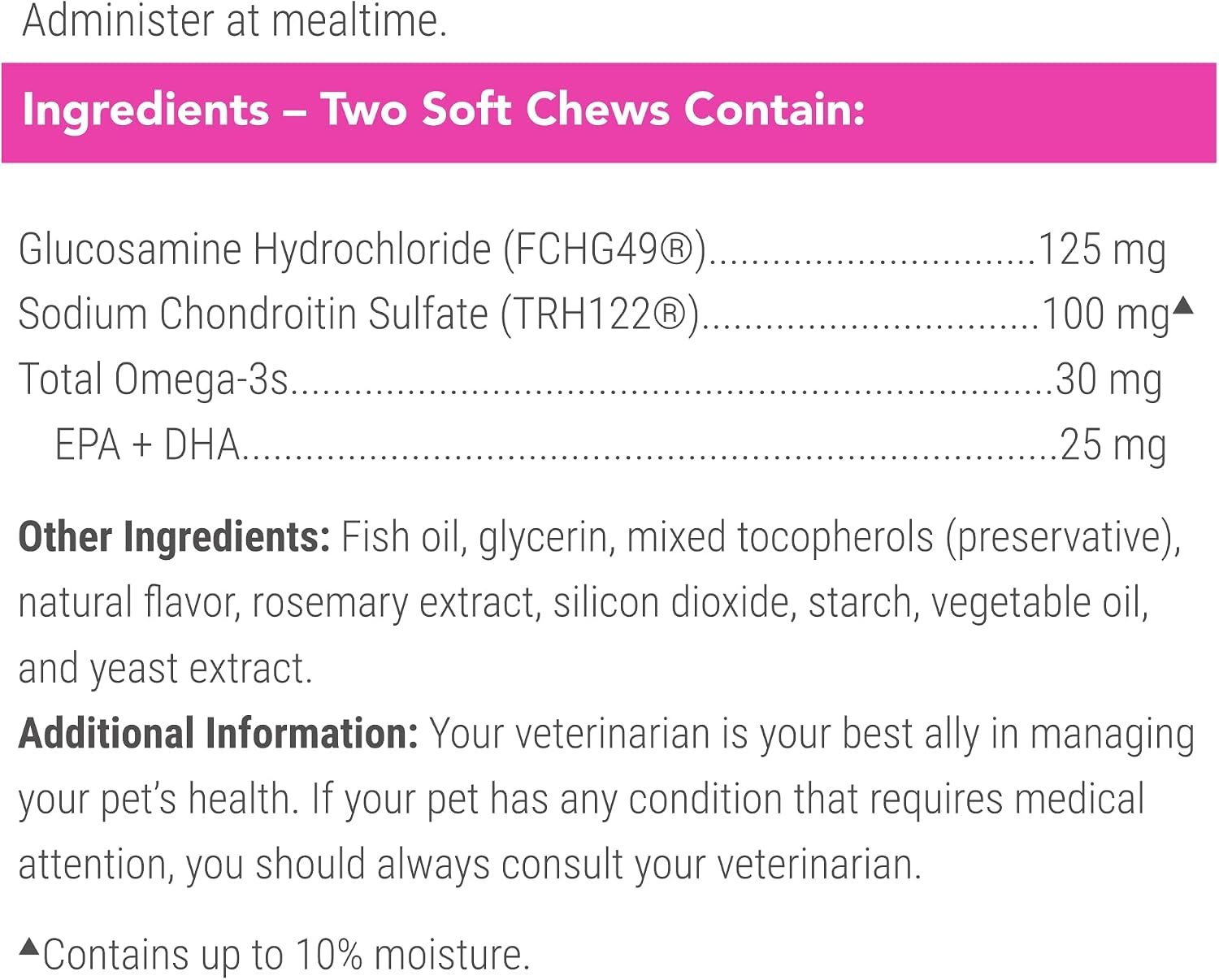 Nutramax Cosequin Joint Health Supplement for Cats, Soft Chews, 60ct